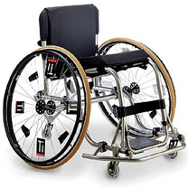 The TiLite bb Titanium Basketball Wheelchair