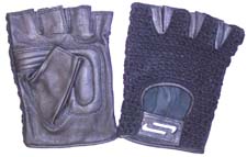 Sportaid Half Finger Gloves with Mesh Back