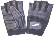 Sportaid Half Finger Full Thumb Gloves with Leather Back