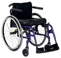 Quickie GTX Folding Wheelchair with Swingaway Legrests