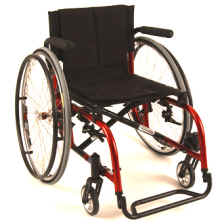 Invacare MVP jr. Fixed Frame Folding Wheelchair