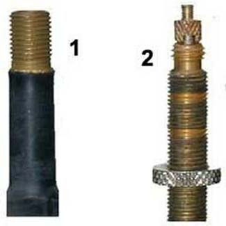 schrader valve and presta valve