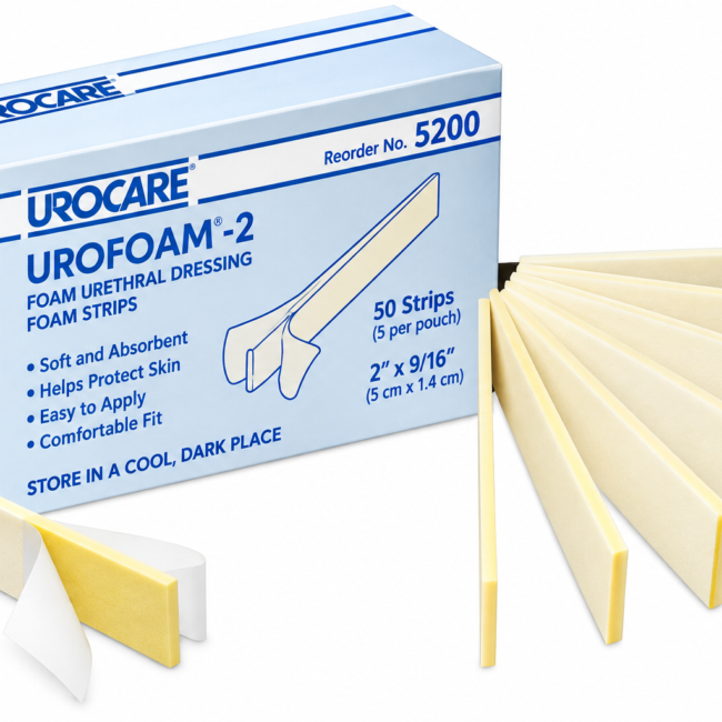 Urocare UroFoam Adhesive Foam Strips Double Sided