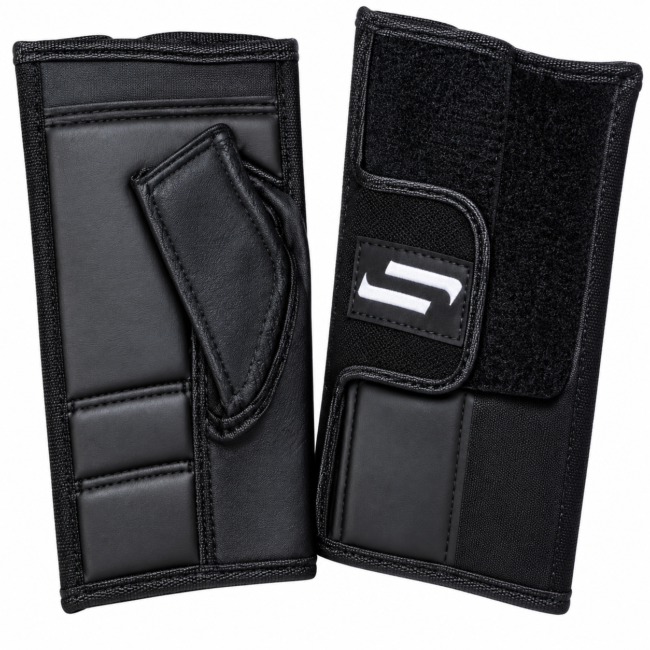 Sportaid Quad Cuff Padded Leather Wheelchair Gloves