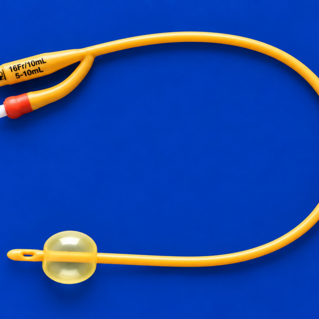 Rusch Pure Gold Coude Foley Catheter 5cc 12Fr - 24Fr
