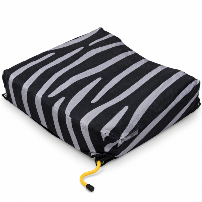 Roho Mojo Cushion Cover - Zebra Stripes - 13" wide x 13" deep