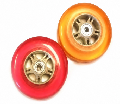 4" x 1" Wheelchair Poly Caster, 2 Colors Available