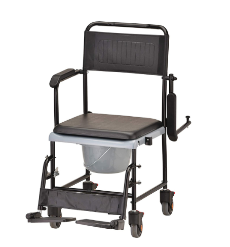 Nova Drop-Arm Shower/Commode Transport Chair