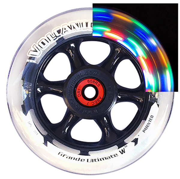 5" x 1" Lighted Wheelchair Casters