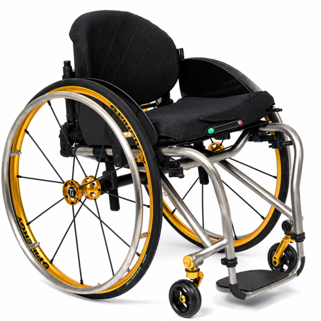 TiLite TRA Rigid Titanium Wheelchair