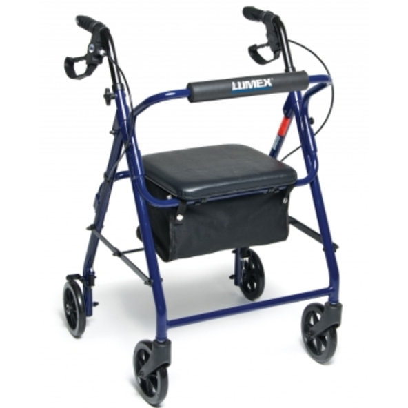 Lumex Walkabout Basic Four-Wheel Rollator