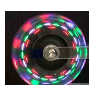 3" x 1" Lighted Wheelchair Casters