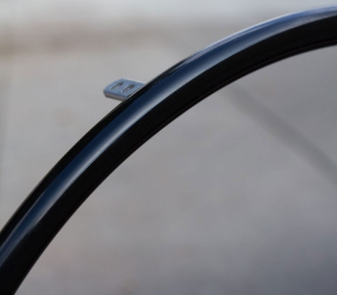 Black Vinyl Wheelchair Handrims – Choose Size