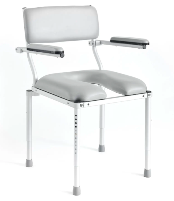 Nuprodx 3200 Heavy Duty Stationary Shower Commode Chair