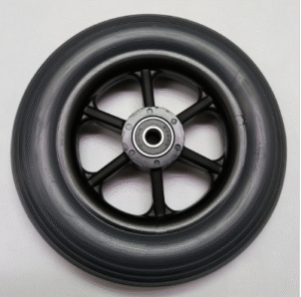 4 x 1″ Poly Wheelchair Casters, Available in Grey